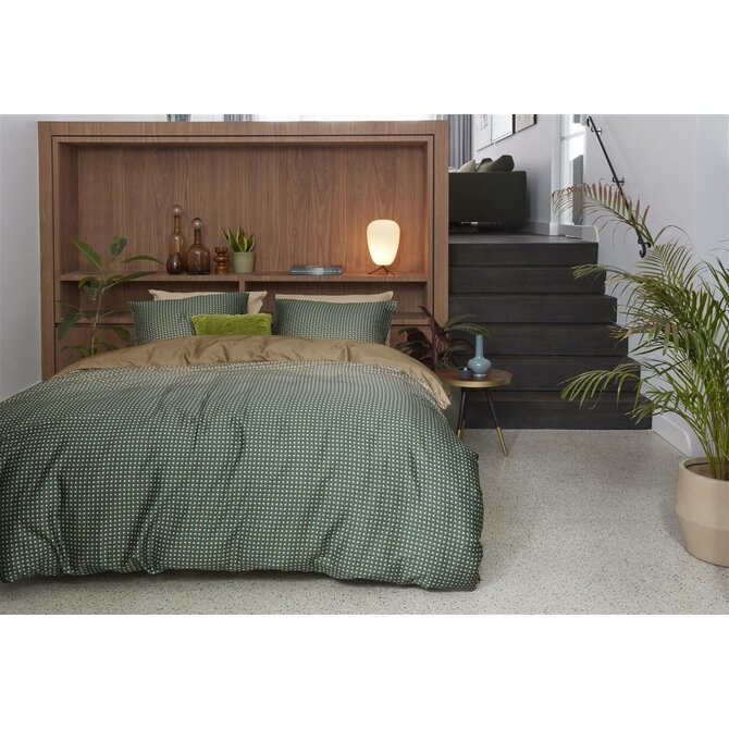 Beddinghouse Housse de Couette Alvaro Vert 200x200/220 cm