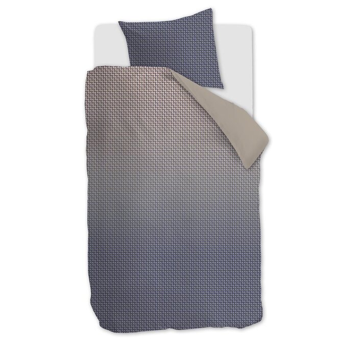 Beddinghouse Dekbedovertrek Alvaro Blauw 260x200/220 cm