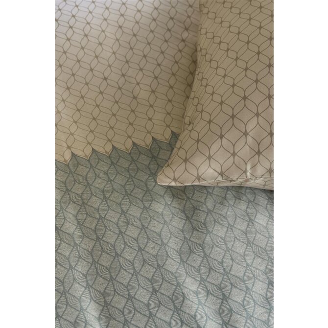 Beddinghouse Housse de couette Ariel Bleu Vert 240x200/220 cm