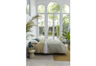 Beddinghouse Housse de Couette Bernou Vert 200x200/220 cm