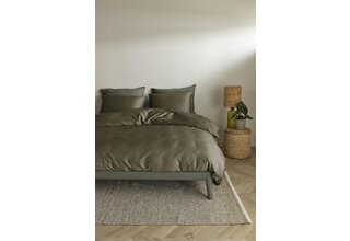 Beddinghouse Housse de Couette Change Vert Olive 240x200/220 cm