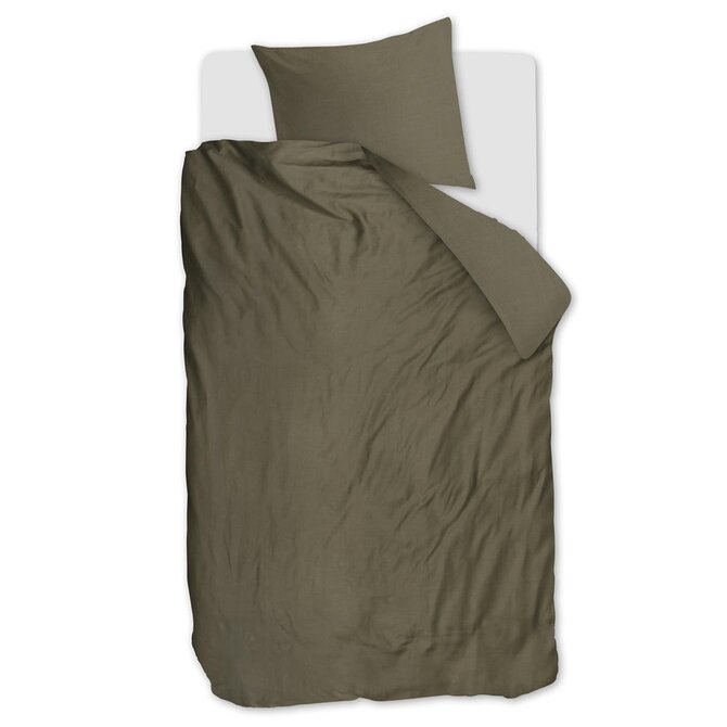 Beddinghouse Housse de couette Change Vert Olive 240x200/220 cm