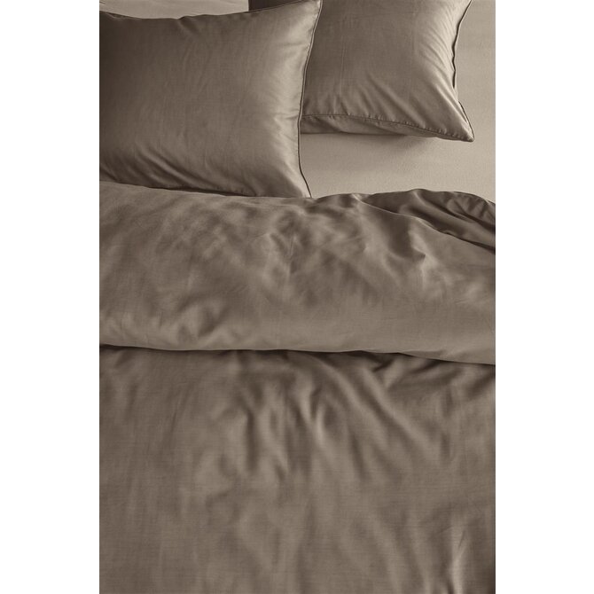 Beddinghouse Housse de Couette Change Taupe 200x200/220 cm