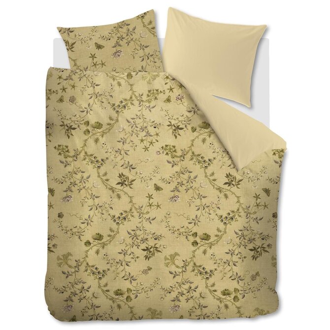 Beddinghouse Housse de couette Charlotte Vert olive 140x200/220 cm Beddinghouse Housse de couette Charlotte Vert olive 140x200/220 cm