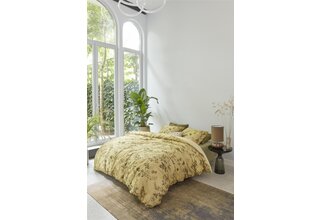 Beddinghouse Dekbedovertrek Charlotte Olijfgroen 260x200/220 cm