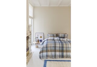 Beddinghouse Dekbedovertrek Eliott Blauw 200x200/220 cm