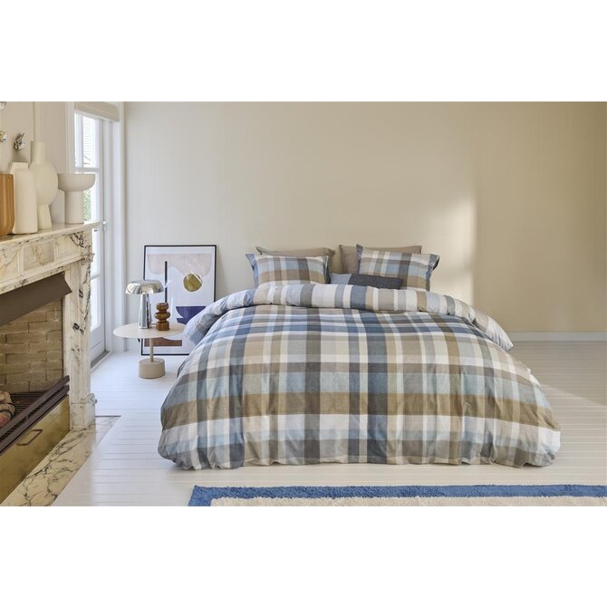 Beddinghouse Housse de couette Eliott Bleu 240x200/220 cm