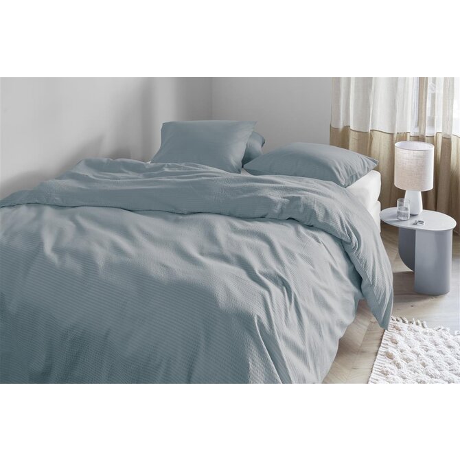 Beddinghouse Housse de Couette Summer Bleu Gris 200x200/220 cm