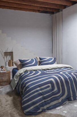 Housse de couette VTwonen Tribe - Indigo 200x200/220 cm