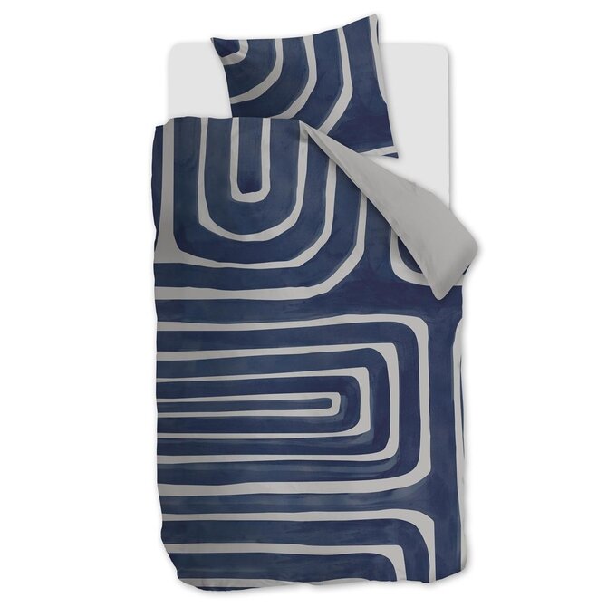 VTwonen dekbedovertrek Tribe - Indigo 200x200/220 cm