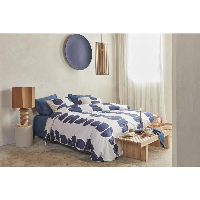 Housse de couette VTwonen Moons - Indigo 240x200/220 cm