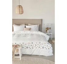 Marjolein Bastin Dekbedovertrek Beach - Naturel 140x200/220 cm