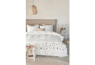Marjolein Bastin Dekbedovertrek Beach - Naturel 200x200/220 cm