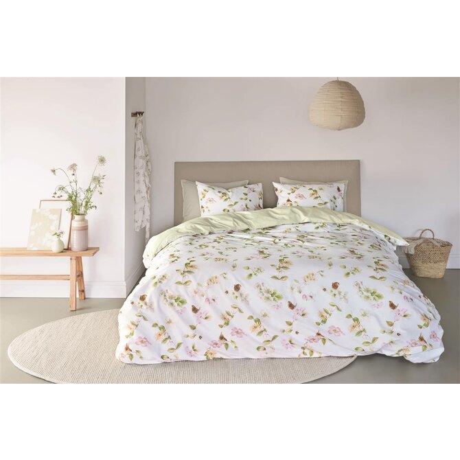 Marjolein Bastin Honeysuckle dekbedovertrek 140x200/220 Pastel