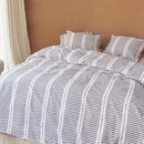 VT wonen VTwonen dekbedovertrek Stip and Stripe - Blush 200x200/220 cm