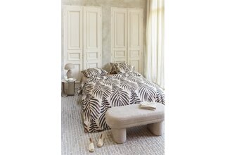 Housse de couette VTwonen Bold Feathers - Sable 200x200/220 cm