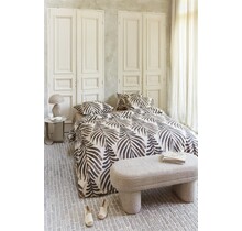 Housse de couette VTwonen Bold Feathers - Sable 240x200/220 cm