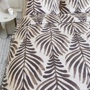 VT wonen Housse de couette VTwonen Bold Feathers - Sable 240x200/220 cm