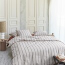 VT wonen Housse de couette VTwonen Up Side Down - Sable 140x200/220 cm