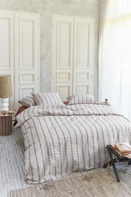 Housse de couette VTwonen Up Side Down - Sable 140x200/220 cm