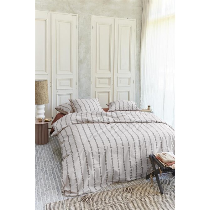 Housse de couette VTwonen Up Side Down - Sable 140x200/220 cm
