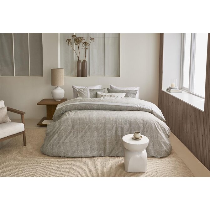 Riviera Maison Housse de Couette Amsterdam Loft - Sable 200x200/220 cm Riviera Maison Housse de Couette Amsterdam Loft - Sable 200x200/220 cm