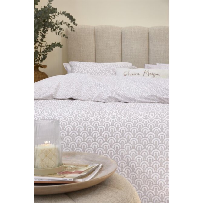 Riviera Maison Housse de Couette Arched - Rose Doux 200x200/220 cm