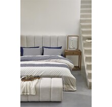 Riviera Maison Housse de Couette Ropes - Bleu Marine 140x200/220 cm