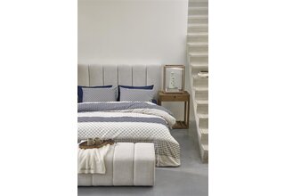 Housse de couette Riviera Maison Ropes - Bleu marine 140x200/220 cm