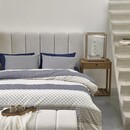 Rivièra Maison Housse de couette Riviera Maison Ropes - Bleu marine 200x200/220 cm