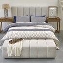 Rivièra Maison Housse de couette Riviera Maison Ropes - Bleu marine 200x200/220 cm