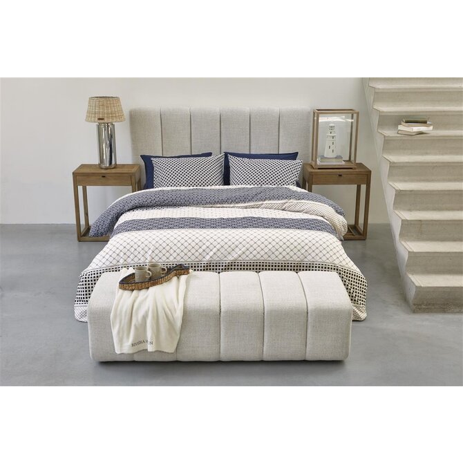 Housse de couette Riviera Maison Ropes - Bleu marine 200x200/220 cm