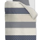 Rivièra Maison Riviera Maison Dekbedovertrek Ropes - Marineblauw 200x200/220 cm