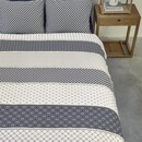 Rivièra Maison Riviera Maison Dekbedovertrek Ropes - Marineblauw 260x200/220 cm