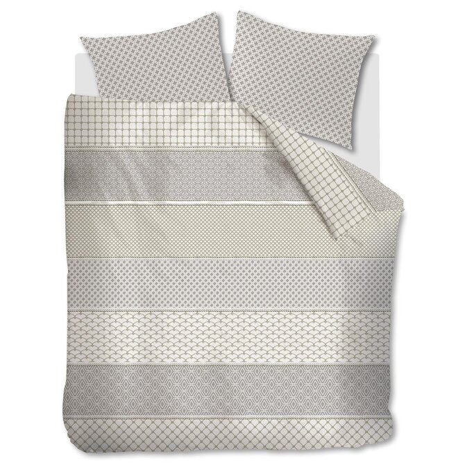 Housse de couette Riviera Maison Ropes - Taupe 140x200/220 cm