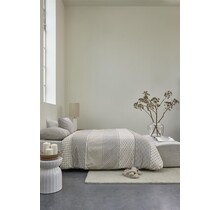 Riviera Maison Dekbedovertrek Ropes - Taupe 240x200/220 cm