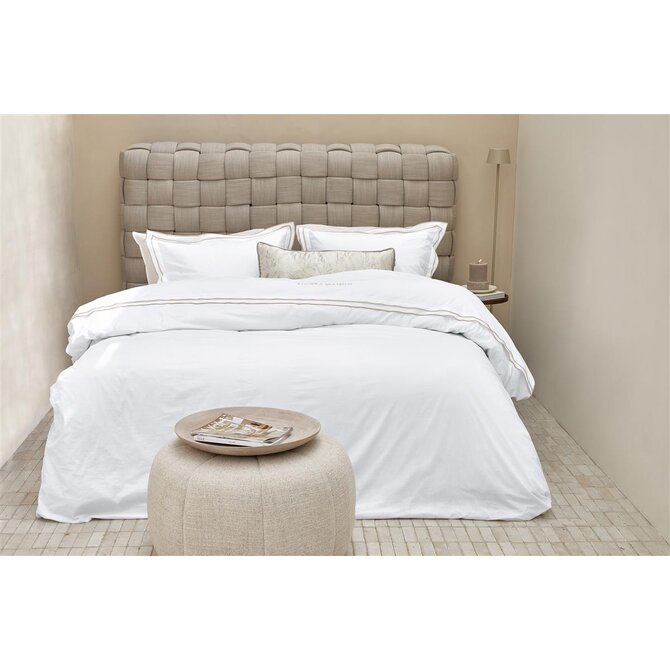 Riviera Maison Dekbedovertrek Salute - Zand 260x200/220 cm