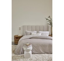 Riviera Maison Housse de Couette Twisted - Sable 200x200/220 cm