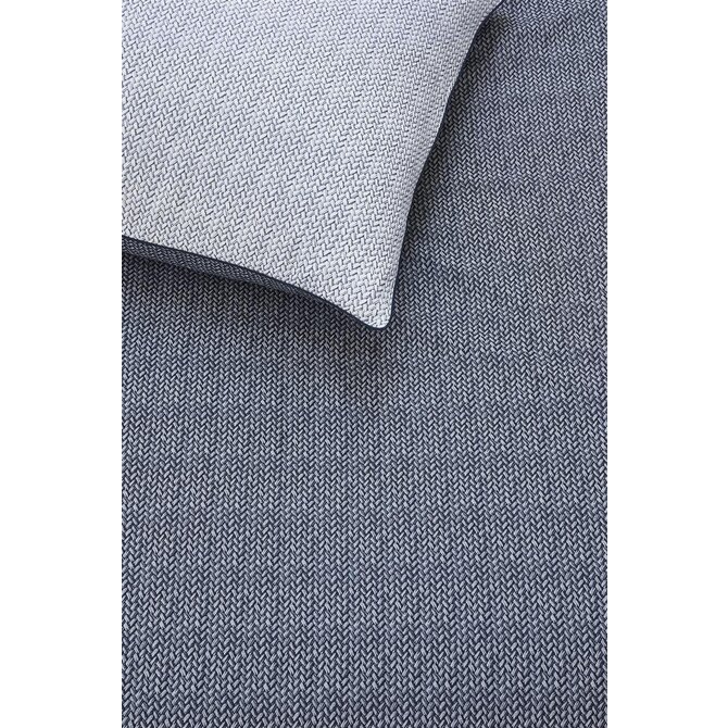 Riviera Maison Dekbedovertrek Twisted - Blauw 200x200/220 cm