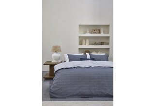Housse de couette Riviera Maison Twisted - Bleu 240x200/220 cm