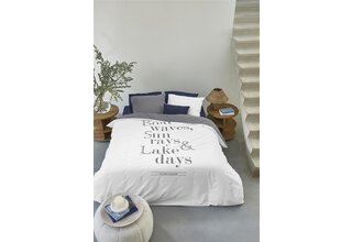 Riviera Maison Dekbedovertrek Lake Days - Marineblauw 260x200/220 cm