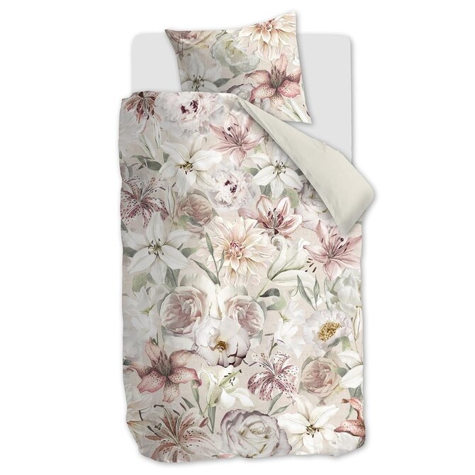 Riviera Maison Housse de Couette Lily Love - Rose 200x200/220 cm