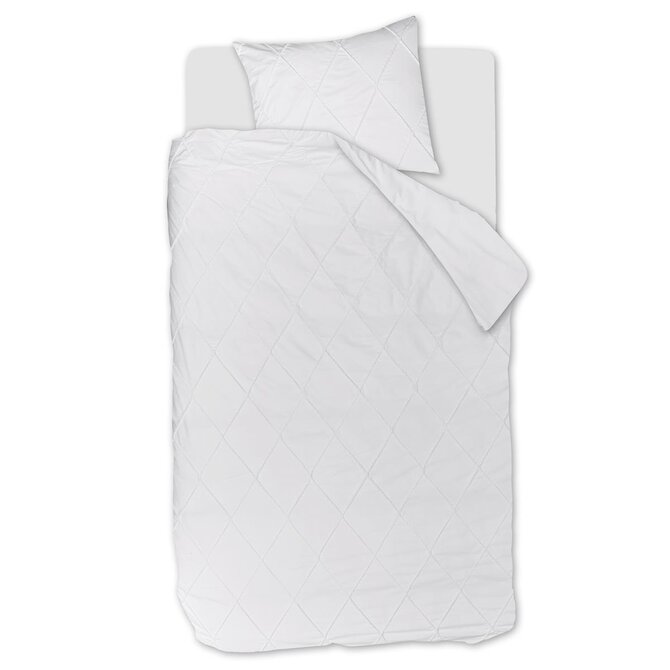 Riviera Maison Housse de Couette Élégance - Blanc 240x200/220 cm