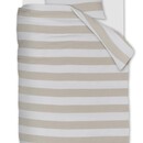 Rivièra Maison Riviera Maison Dekbedovertrek Striped - Zand 200x200/220 cm