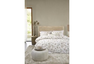 Riviera Maison Dekbedovertrek Flowing Flowers - Zand 240x200/220 cm