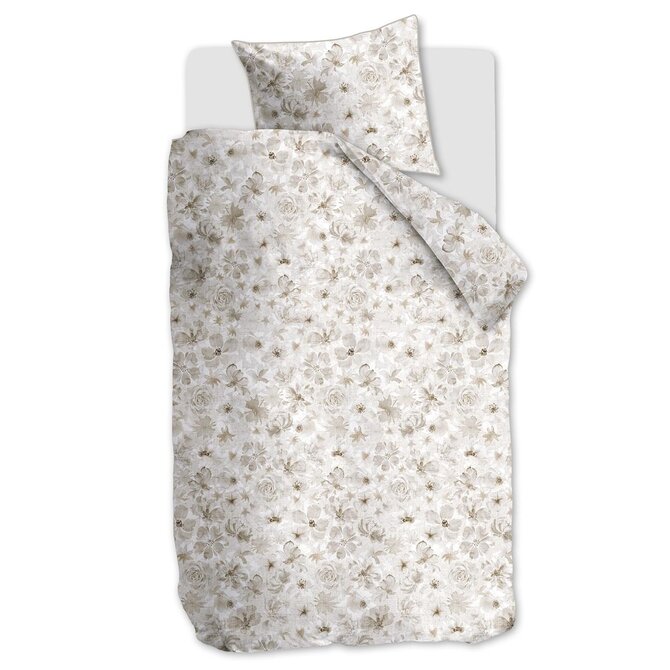 Riviera Maison Housse de Couette Flowing Flowers - Sable 240x200/220 cm