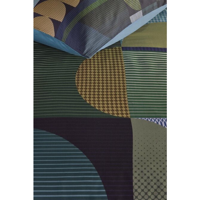 Kardol par Beddinghouse Housse de couette Utopia - Bleu Vert 260x200/220 cm