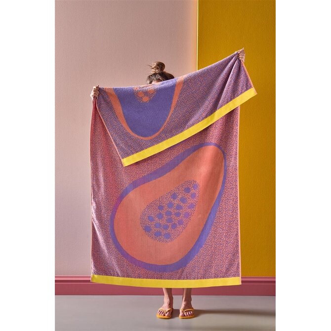KAAT Strandlaken Papaya - Multi 100x180 cm