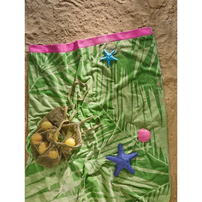 Serviette de plage KAAT Belize - Vert 100x180 cm