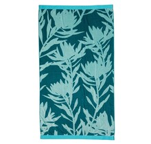 KAAT Strandlaken Bermuda - Blauwgroen 100x180 cm